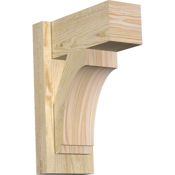 Ekena Millwork Imperial Block Rough Sawn Outlooker, Douglas Fir, 6"W x 12"D x 16"H OUT06X12X16IMP05RDF - main